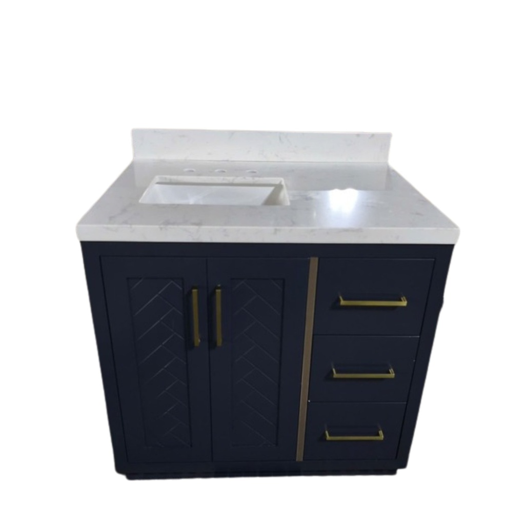 [36VWFNV01SH0012STRM] 36'' Bathroom Vanity Standing Unit Shaker 00