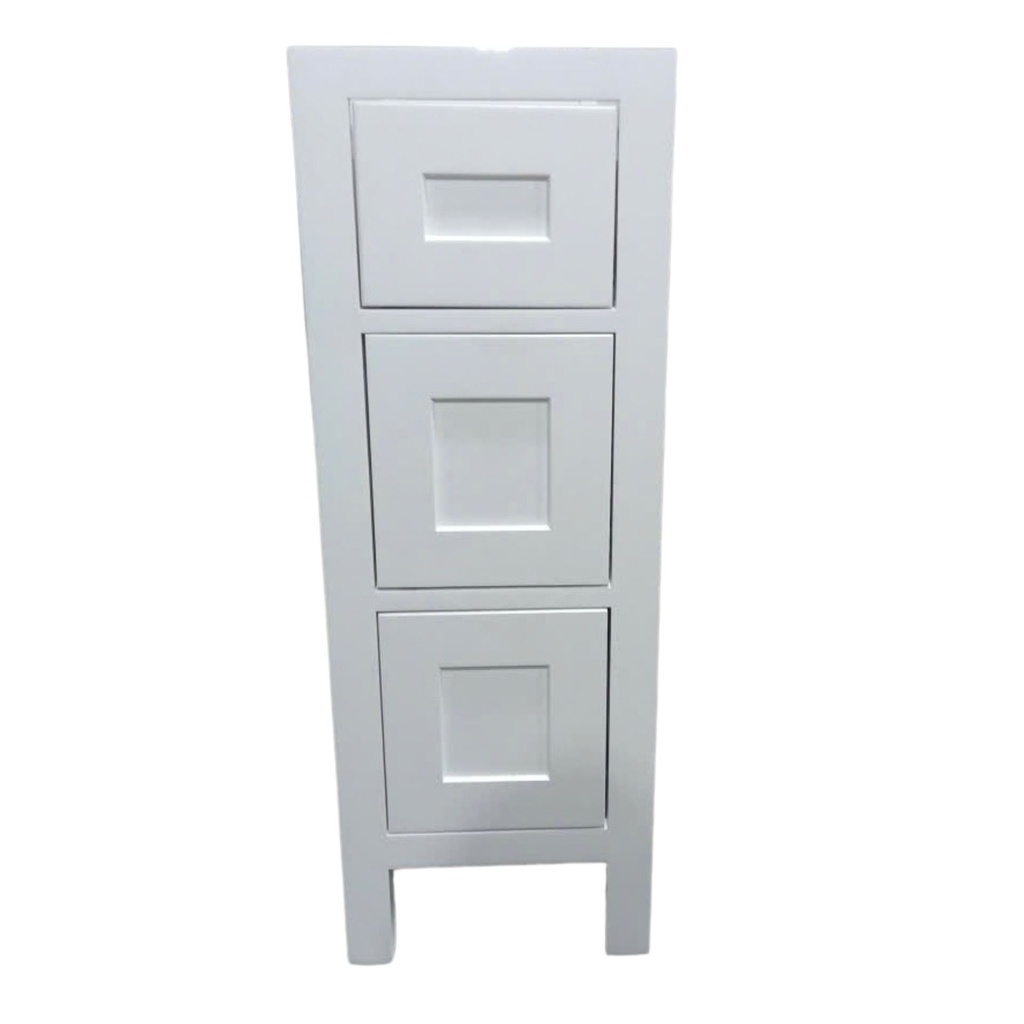 [12VKXWH01SH0012STRM] 12'' Bathroom Vanity Standing Unit Shaker 00 (White)
